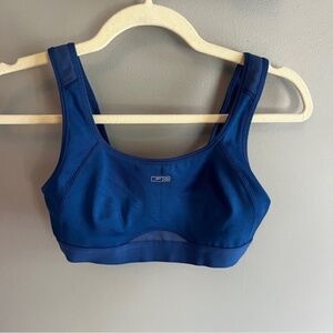 Brooks Sports Bra Axcelerate Royal Blue Size M Running Workout Gym Sport